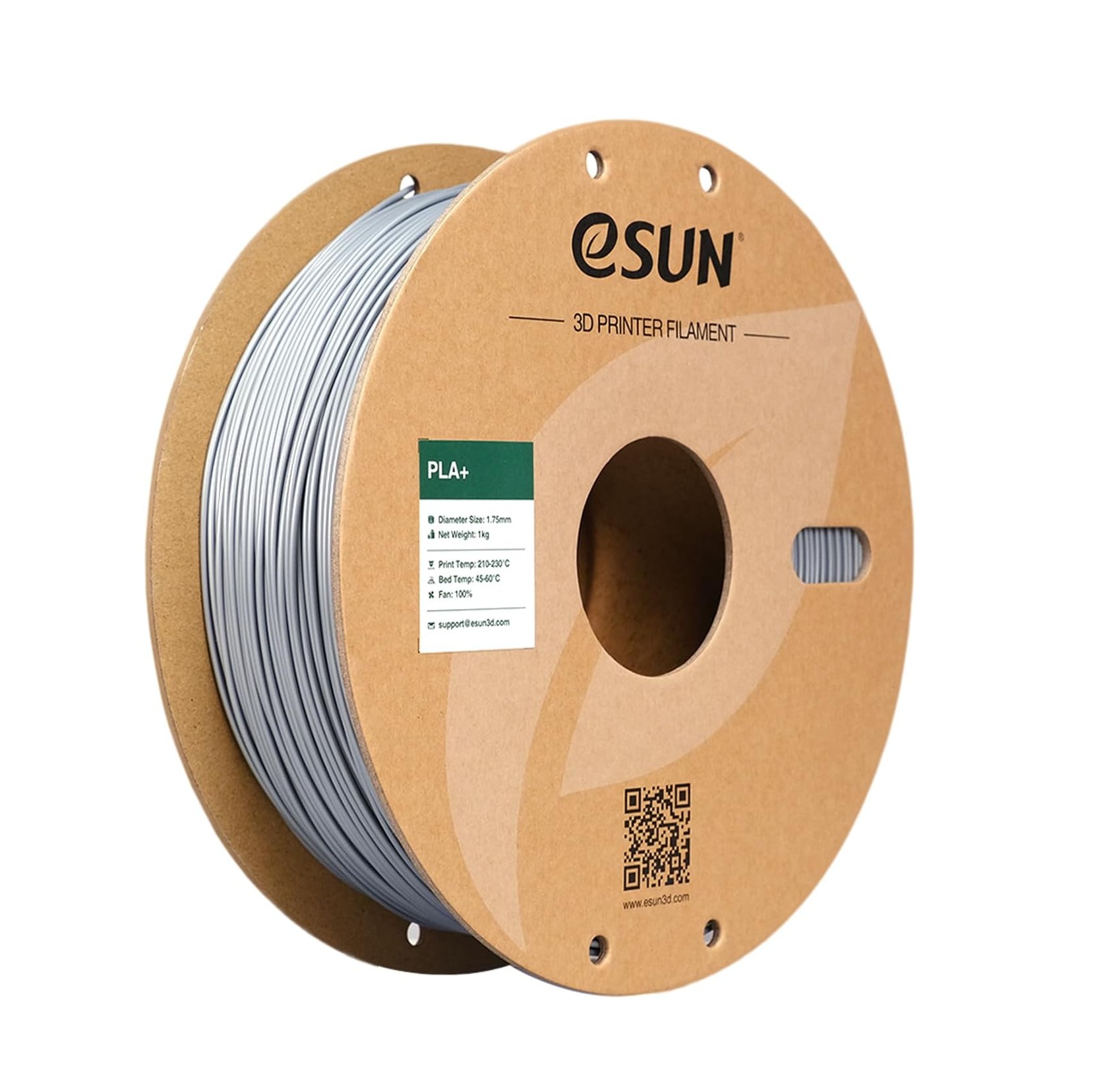 Filamento PLA+ Plata